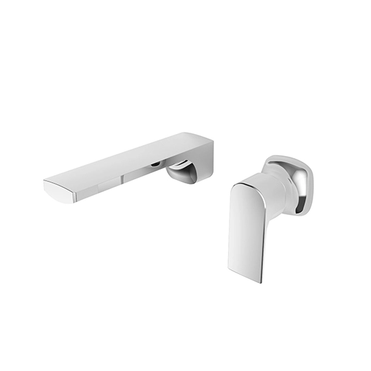 Mezclador de lavabo de pared (latón sin plomo)