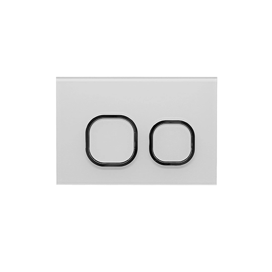 Panel de teclas de vidrio (blanco)