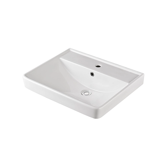 En Lavabo De Cerámica Sobre Encimera