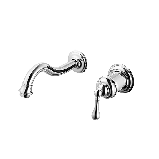 Mezclador de lavabo de pared