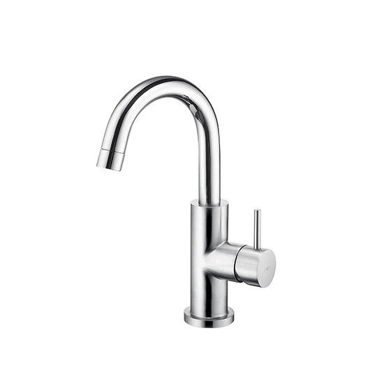 Grifo de lavabo (acero inoxidable)