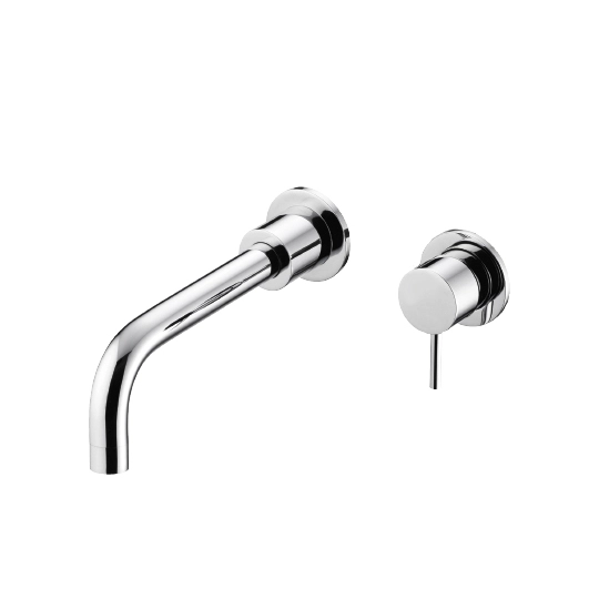 Mezclador monomando de lavabo de pared