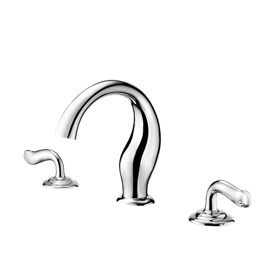 Grifo de lavabo de dos manijas