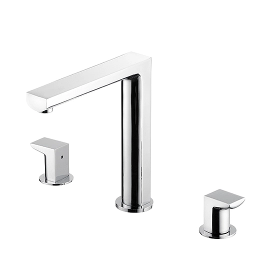 Grifo de cocina de dos manijas