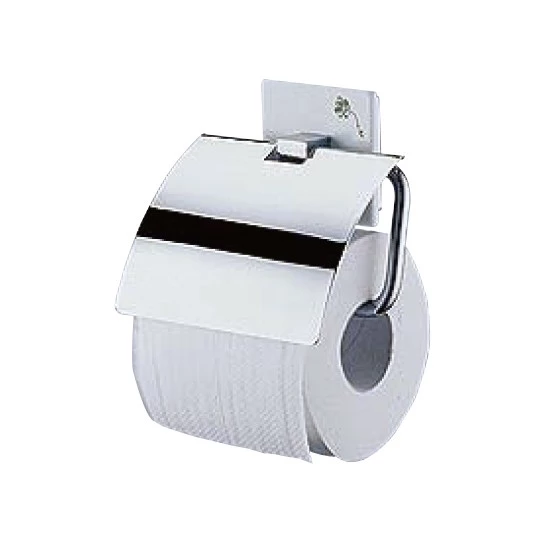 Soporte para papel higiénico con tapa