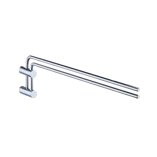 Barra de toalla doble giratoria (acero inoxidable)