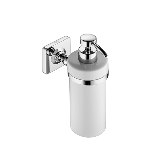 Dispensador de jabón con botella de porcelana