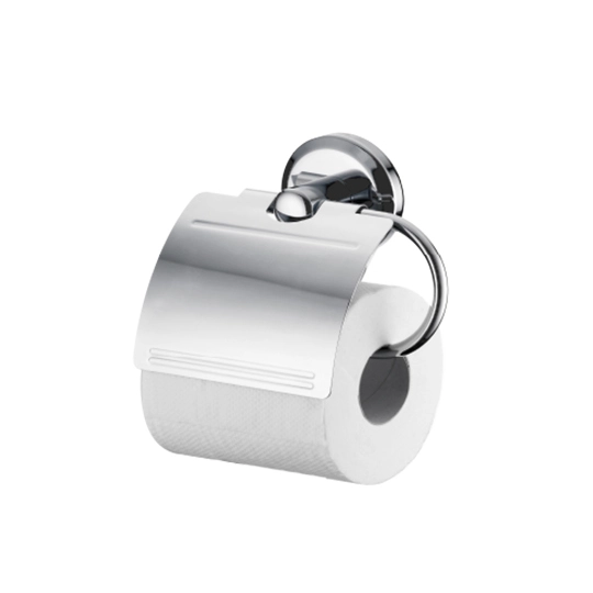 Soporte para papel higiénico con tapa