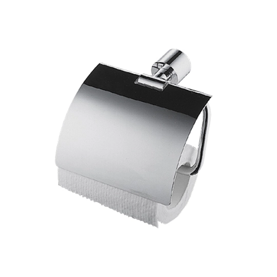 Soporte para papel higiénico con tapa