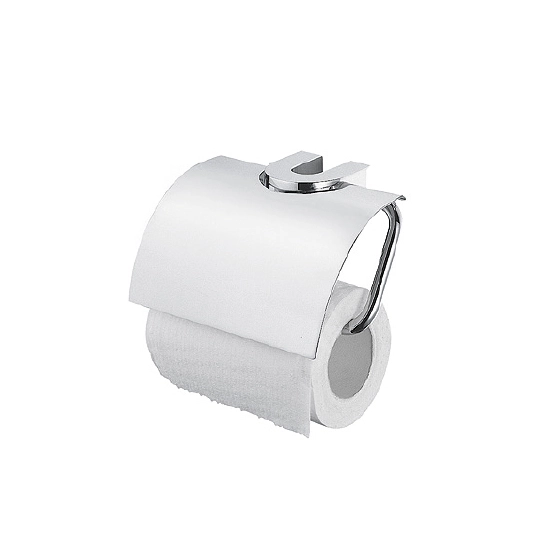 Soporte para papel higiénico con tapa