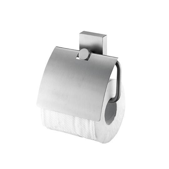 Soporte para papel higiénico con tapa