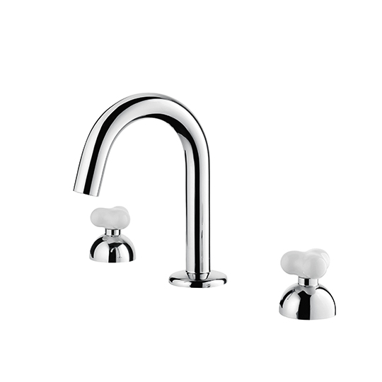Grifo de lavabo de dos manijas