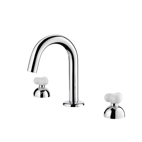 Grifo de lavabo de dos manijas