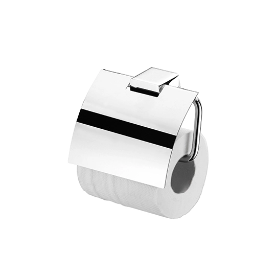 Soporte para papel higiénico con tapa