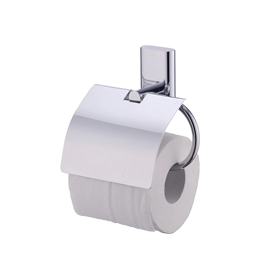 Soporte para papel higiénico con tapa