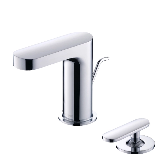 Grifo de lavabo de una manija con varilla elevadora