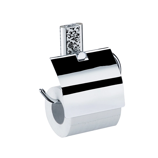 Soporte para papel higiénico con tapa