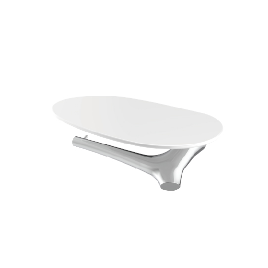 Soporte para papel higiénico con estante
