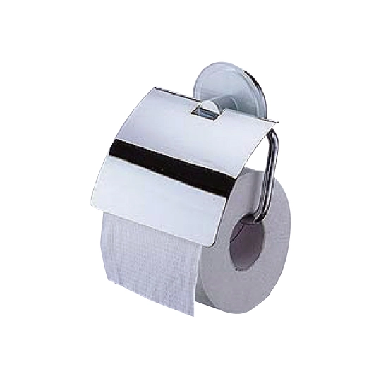 Soporte para papel higiénico con tapa