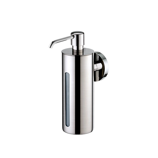 Dispensador de jabón con ranura para ventana delantera (acero inoxidable)
