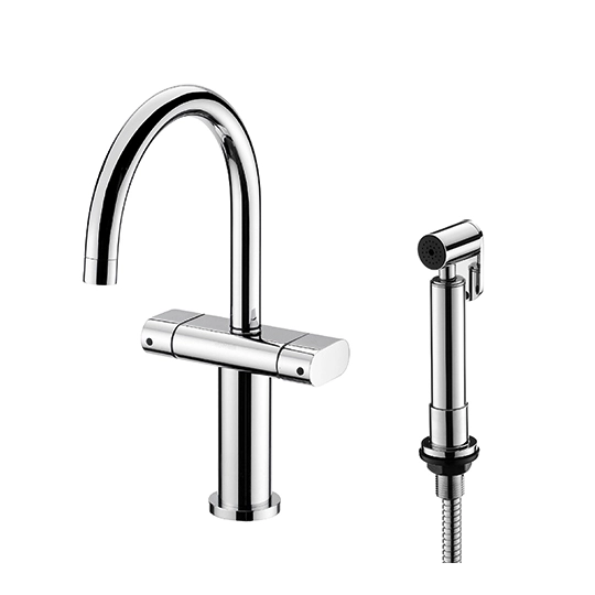 Grifo de cocina con rociador
