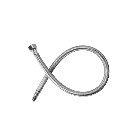Manguera trenzada de acero inoxidable de 1/2 "x M10 de 450 mm