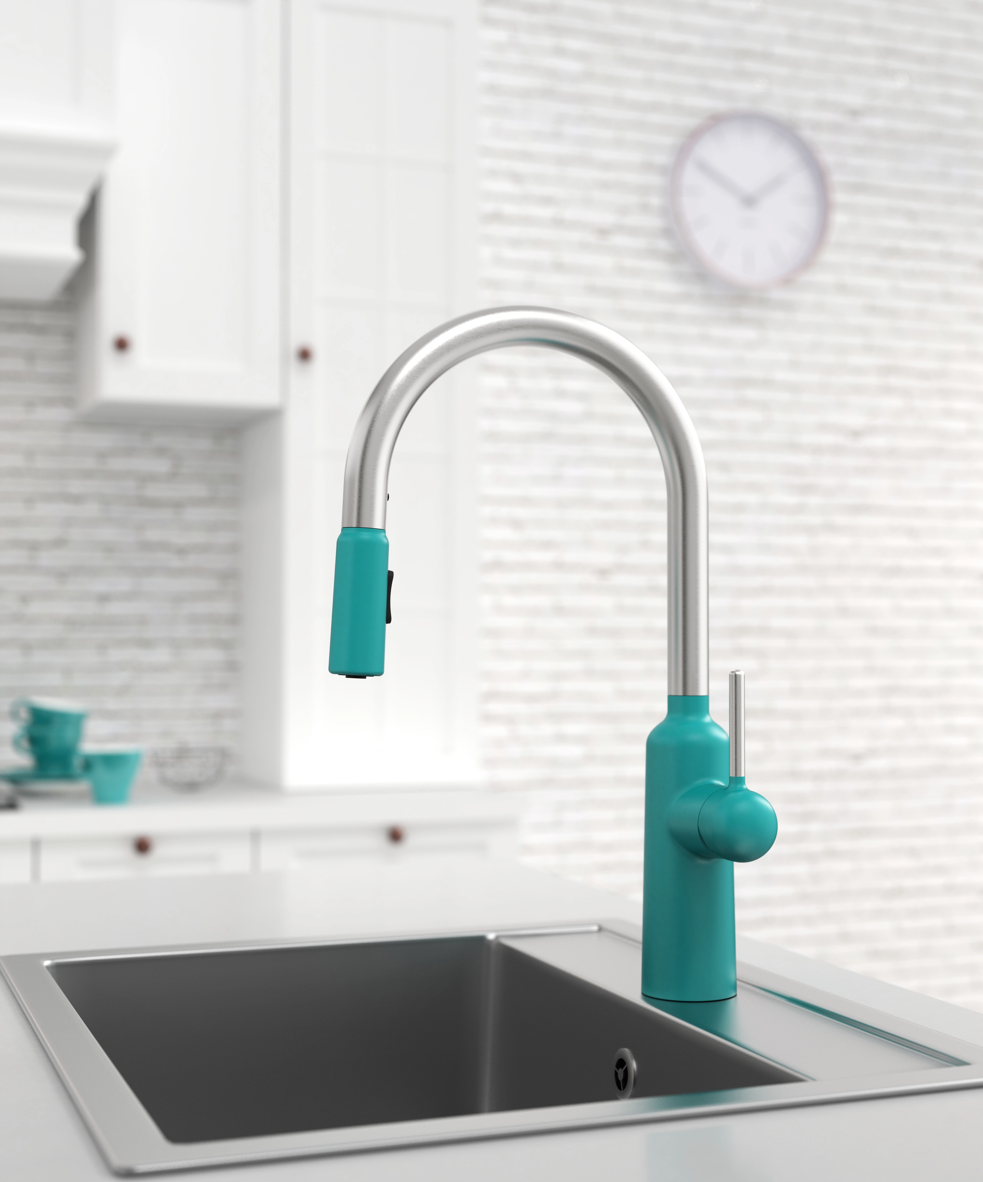 Capítulo 2 Grifo de cocina con rociador extraíble